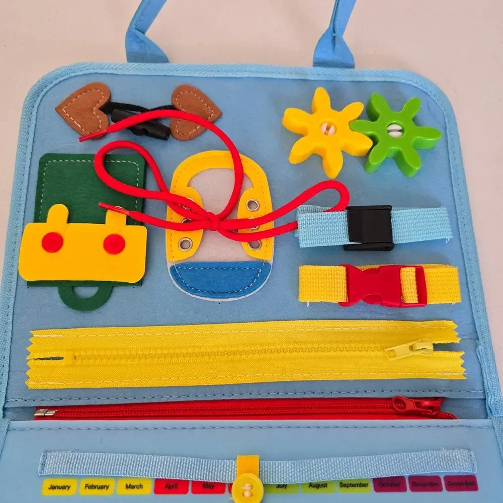 Dessa Lifestyle Busy Board Learning Motor Skills Dinosaur Blue 3+ New